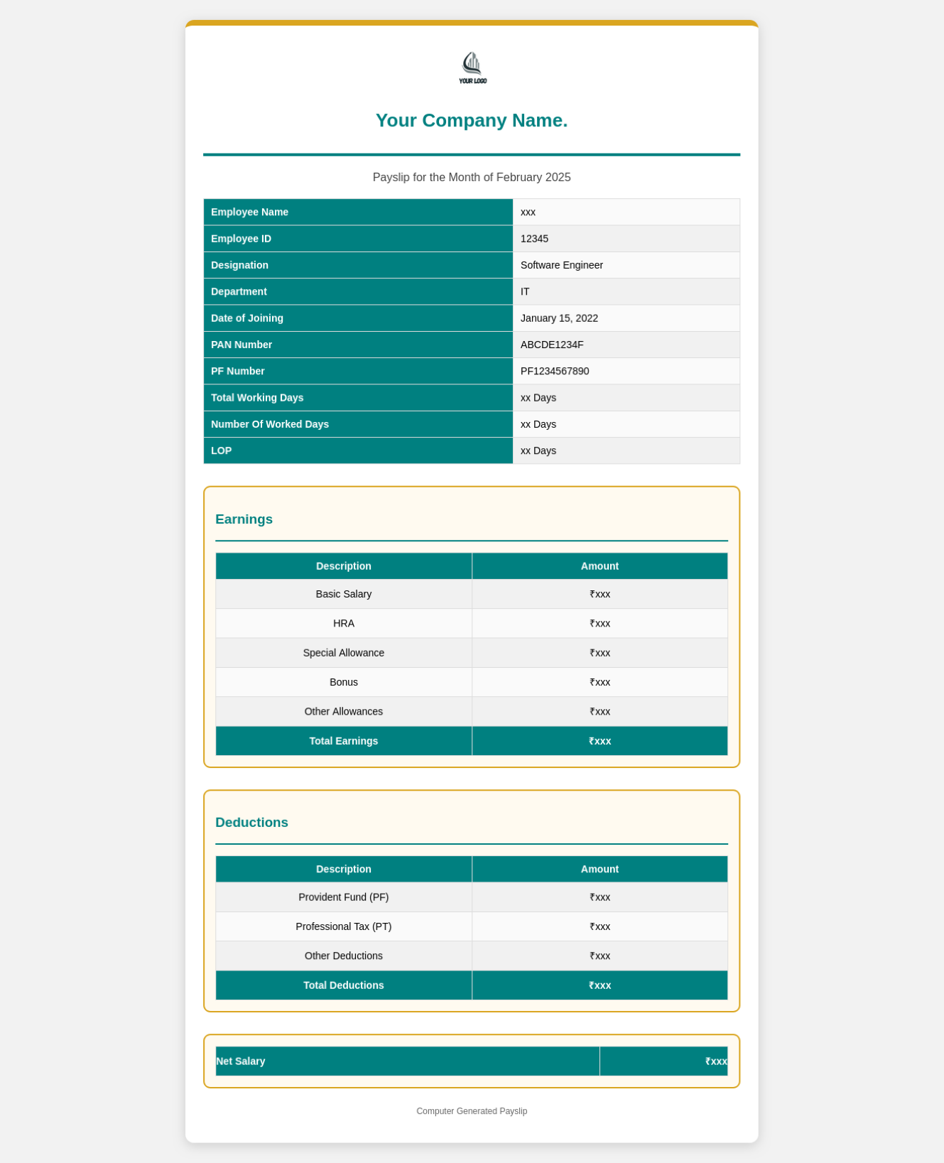 Fitness Template