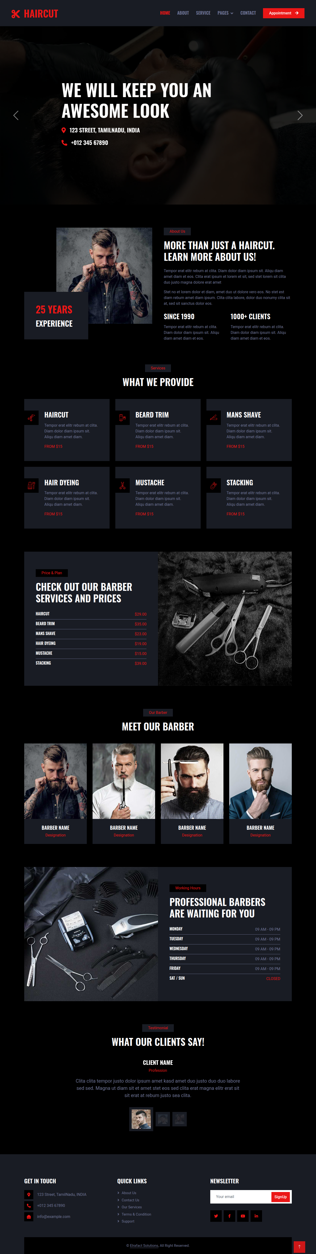 Fitness Template